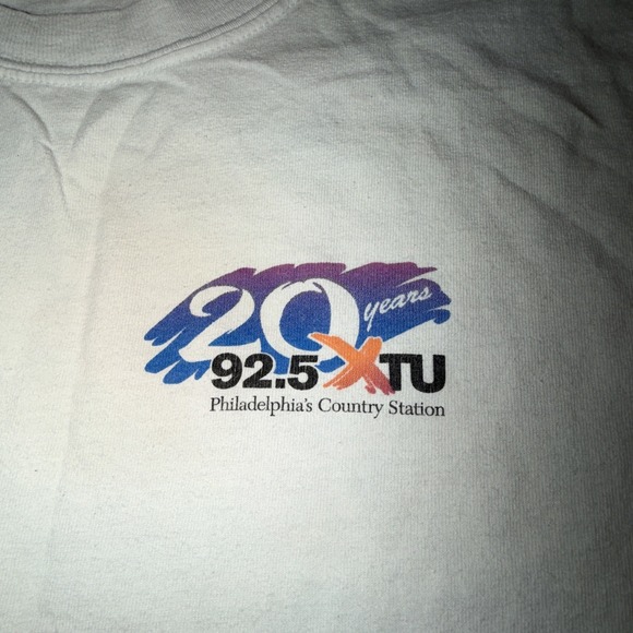 Vintage 2004 92.5 XTU Philadelphia Country Radio 20th Anniversary T-Shirt - Picture 4 of 7